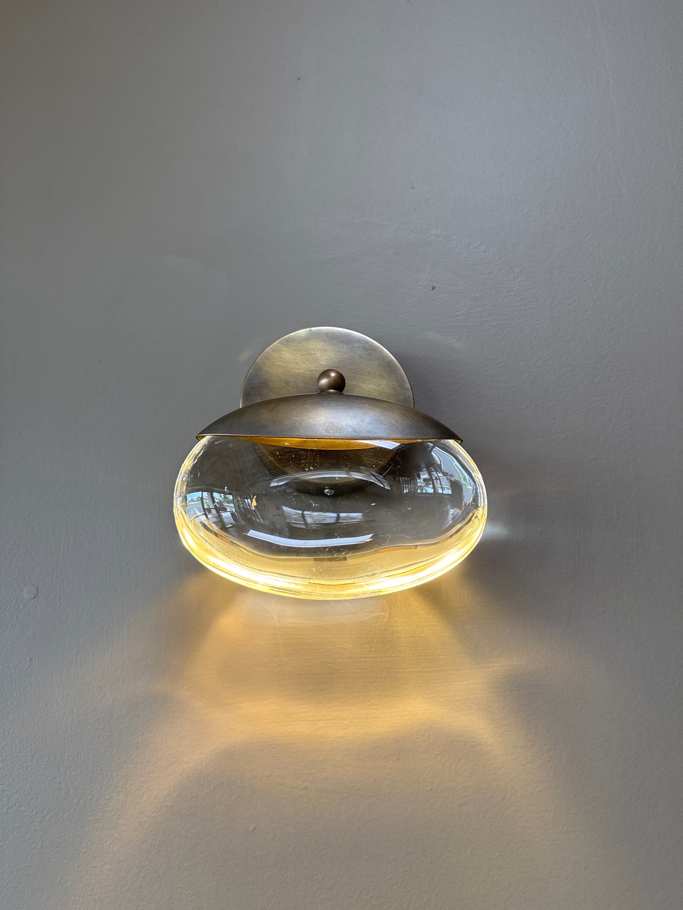Ochre Pebble Pendant