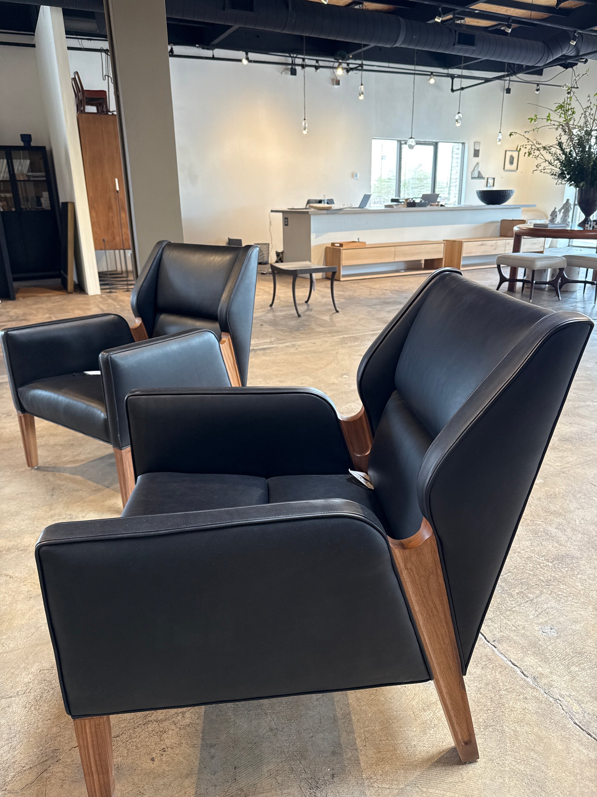 Bright Black Chairs